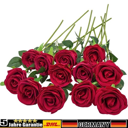 12x künstliche rosen - 12x,