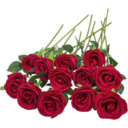 12x künstliche rosen - 12x,