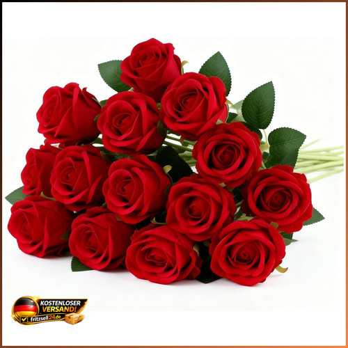 Künstliche rote rosen - künstliche,