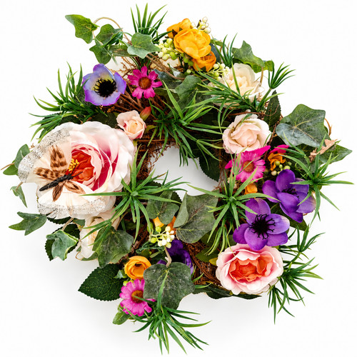 Blumenkranz kunstblumen rosen - blumenkranz,