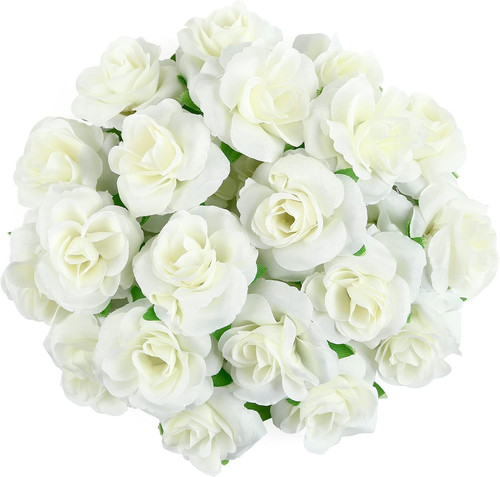 50x künstliche blumenköpfe - 50x,