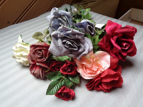 Kunstblumen rosen deko - kunstblumen,