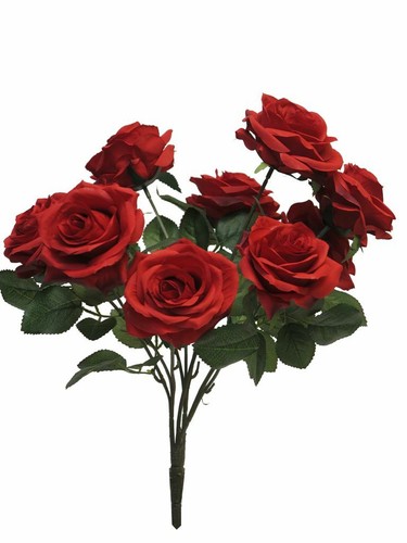 Kunstblumen rosenstrauß 42cm - kunstblumen,