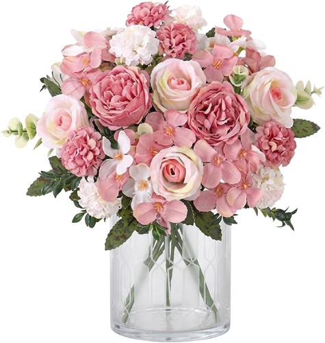 Kunstblumen pfingstrosen rosen - kunstblumen,