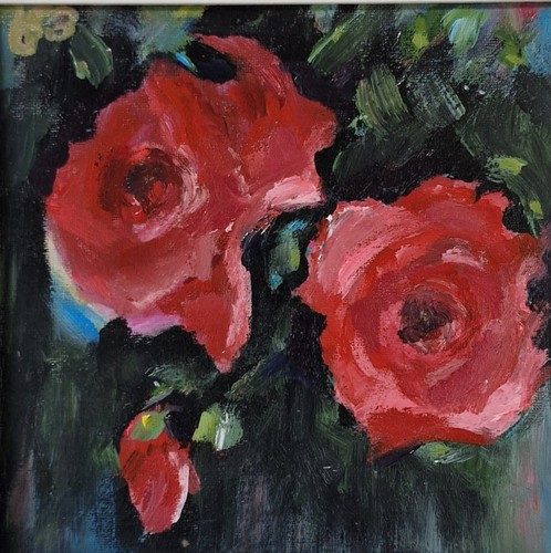 Original ölgemälde rote - Ölgemälde,