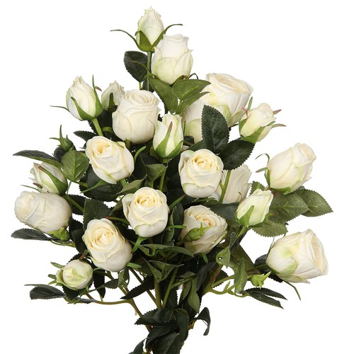 Kunstblumen rosenstrauss deko - kunstblumen,
