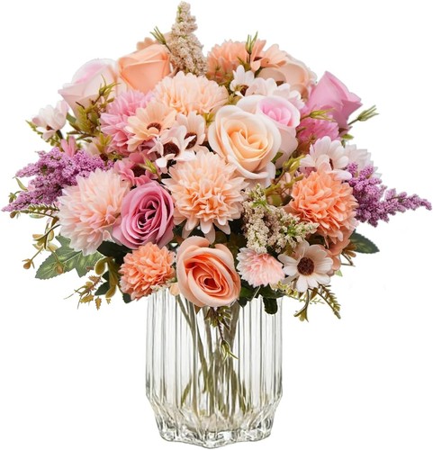 Kunstblumenstrauß 4er set - kunstblumenstrauß,