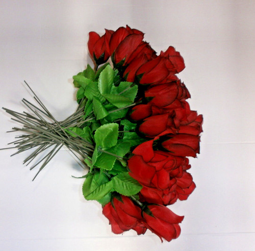 Kunstblumen rote rose - kunstblumen,