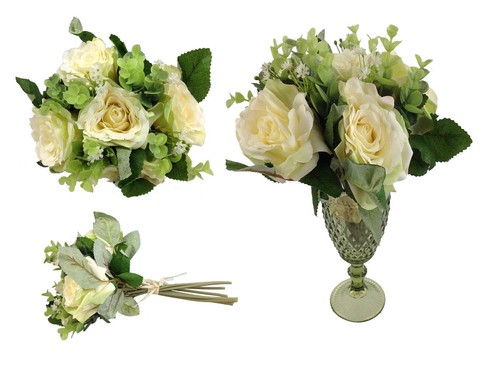 Rosen bund seidenblumen - 32,