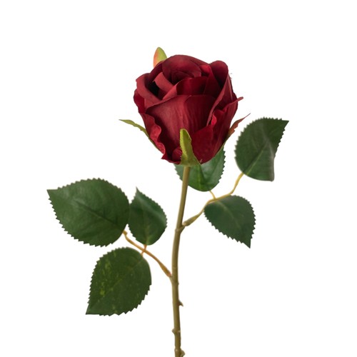 Künstliche rote rose 45cm - künstliche,
