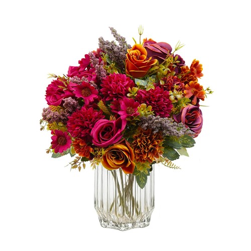 Kunstblumenstrauß rosen - kunstblumenstrauß,