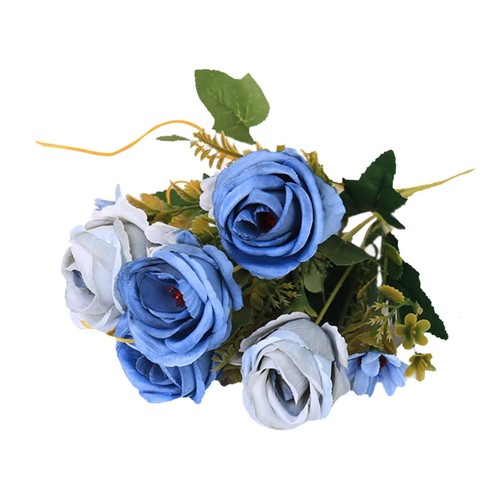 Künstlicher rosenstrauß aus - künstlicher,