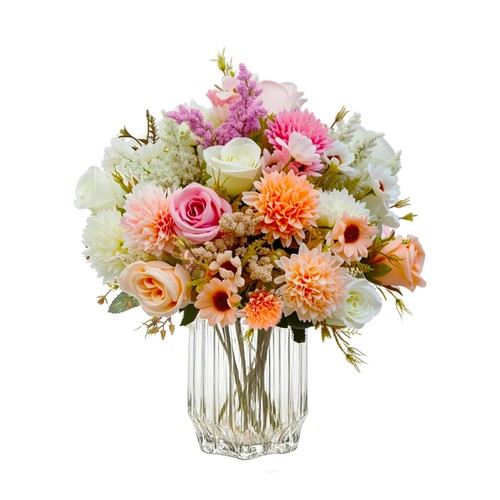 Kunstblumenstrauß rosen - kunstblumenstrauß,