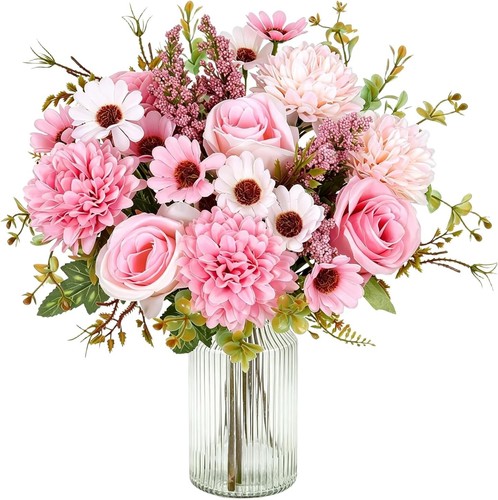 Kunstblumenstrauß rosa - kunstblumenstrauß, 4