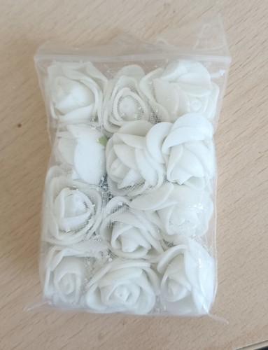 Miniblumen rosen köpfe - 12,