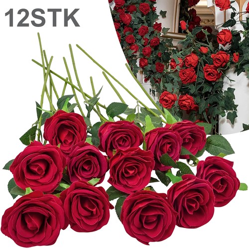 12x künstliche rosen - 12x,