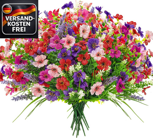 Künstliche outdoor blumen - blumen, set