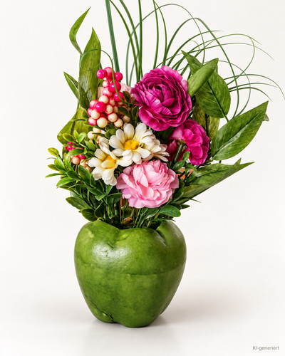 Kunstblumen gesteck grünen - gesteck,