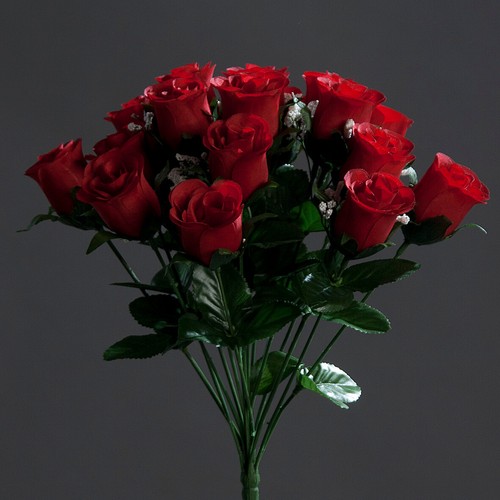 Künstlicher rosenstrauß - künstlicher,
