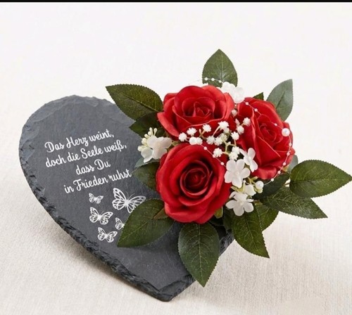 Grabschmuck grabgesteck herz - grabschmuck,