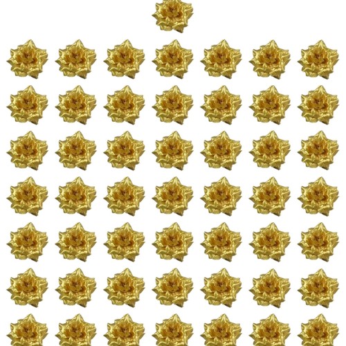 Stück gold kunstblumen - stück,